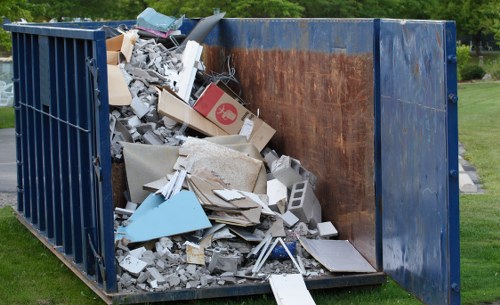 Professional home clearance team at work in Hainault