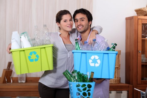Recycling and donation during house clearance