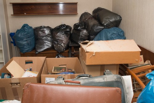Recycling construction materials at a waste clearance facility